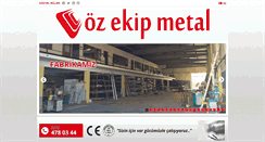 Desktop Screenshot of ozekipmetal.com