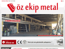 Tablet Screenshot of ozekipmetal.com